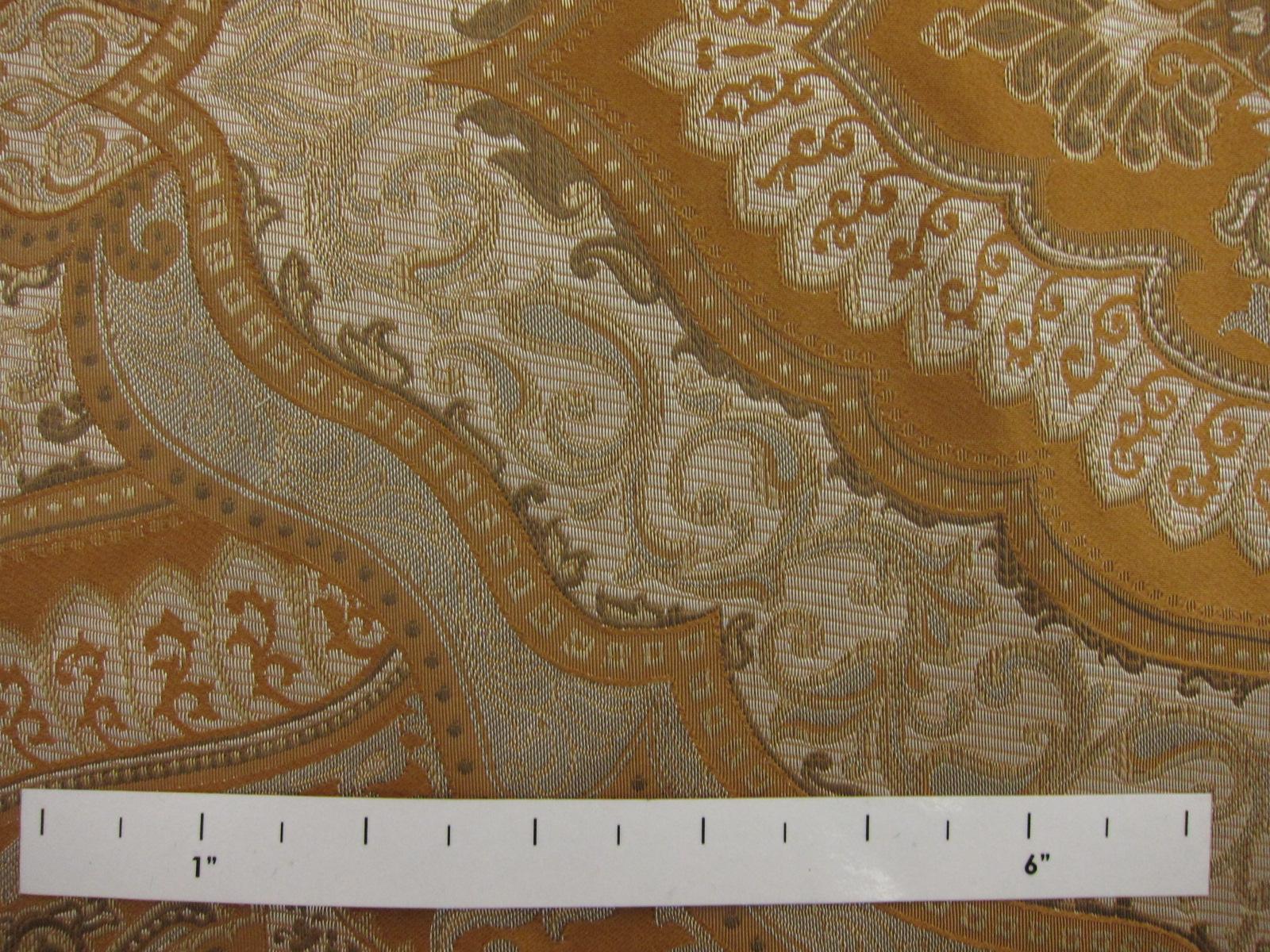 Silk Woven Paisley Brocade0