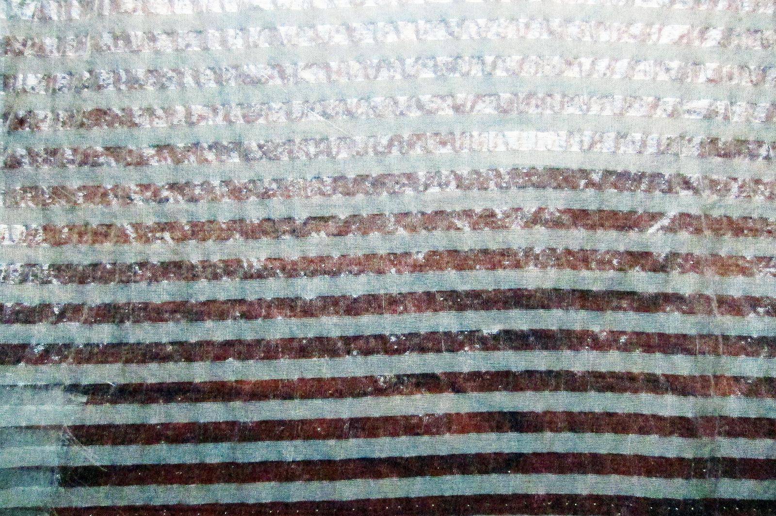 Silk Blend Stripe Jacquard0