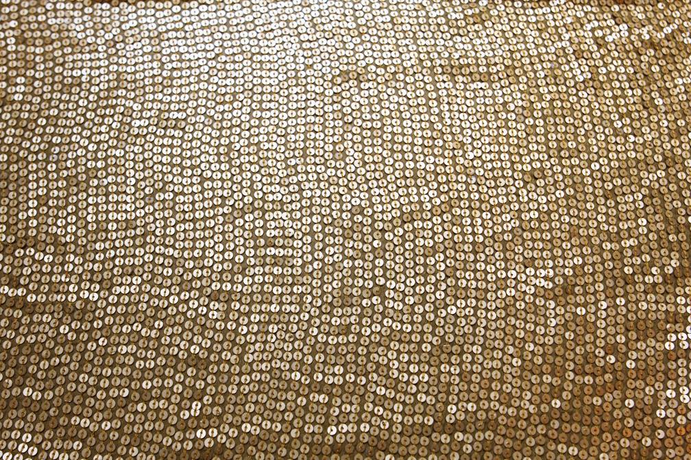 Sequins on Silk Chiffon0