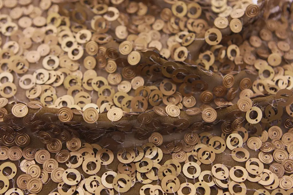 Sequins on Silk Chiffon3