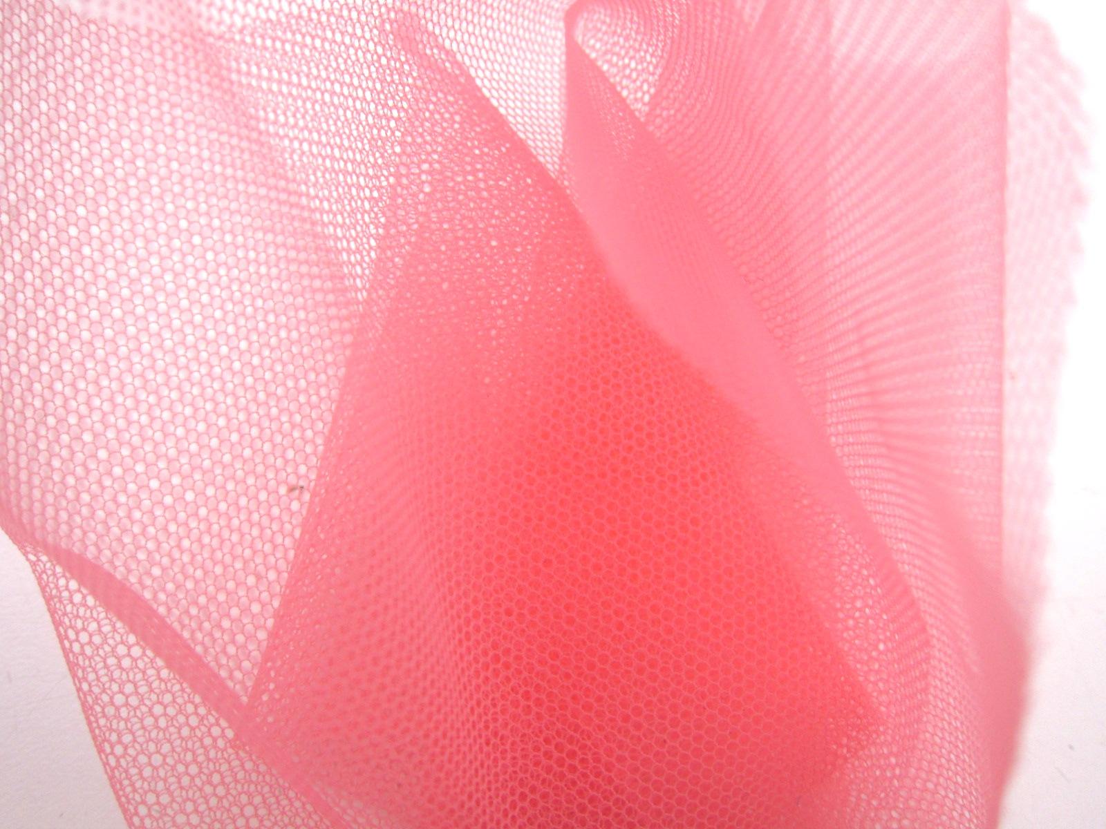 Italian Nylon Tulle in Lampone