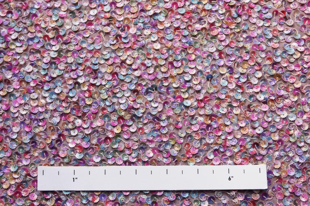 Novelty Sequins on Silk Chiffon1