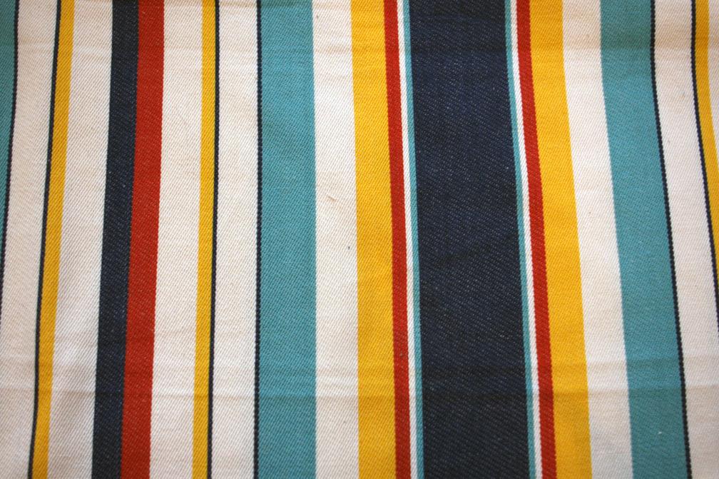 Cotton Canvas Stripe in Multi0