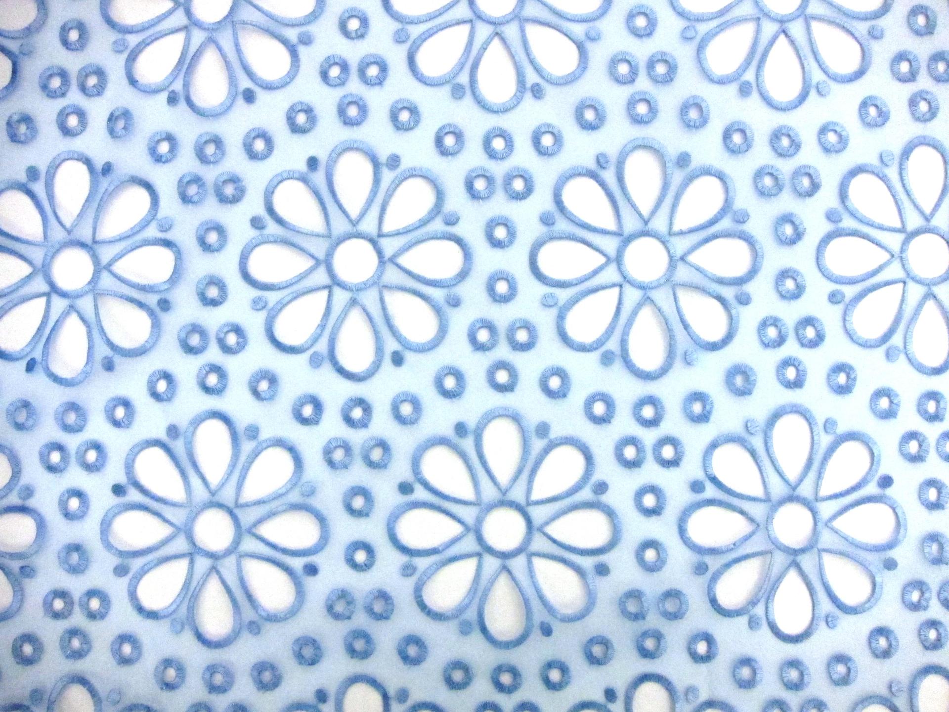 Embroidered Polyester Organza0