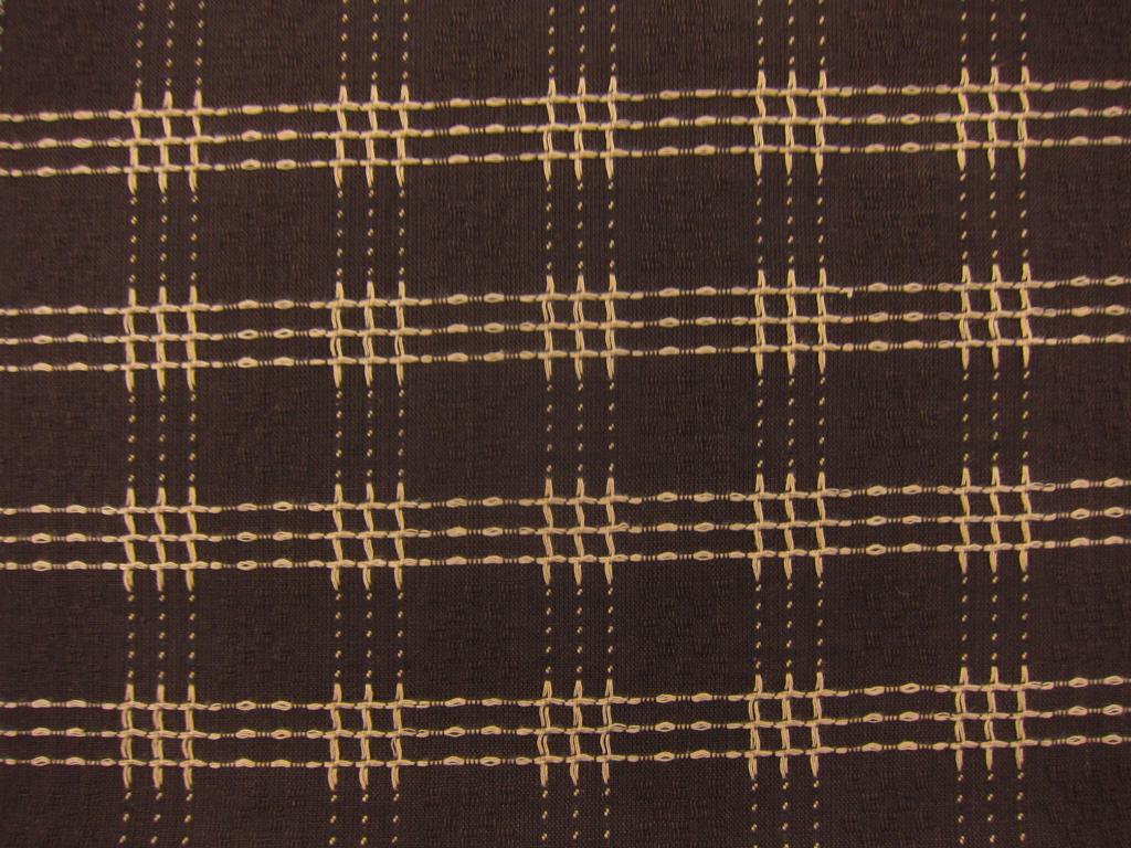 Woven Cotton Novelty Plaid in Espresso