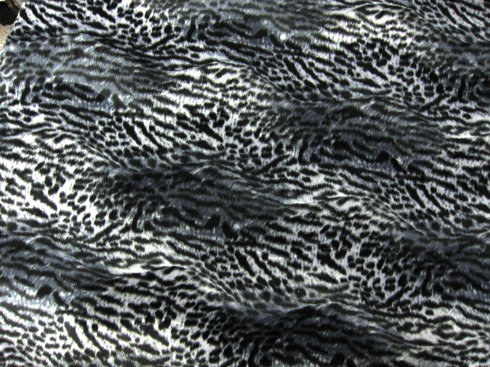 Pleather Backed Faux Fur0