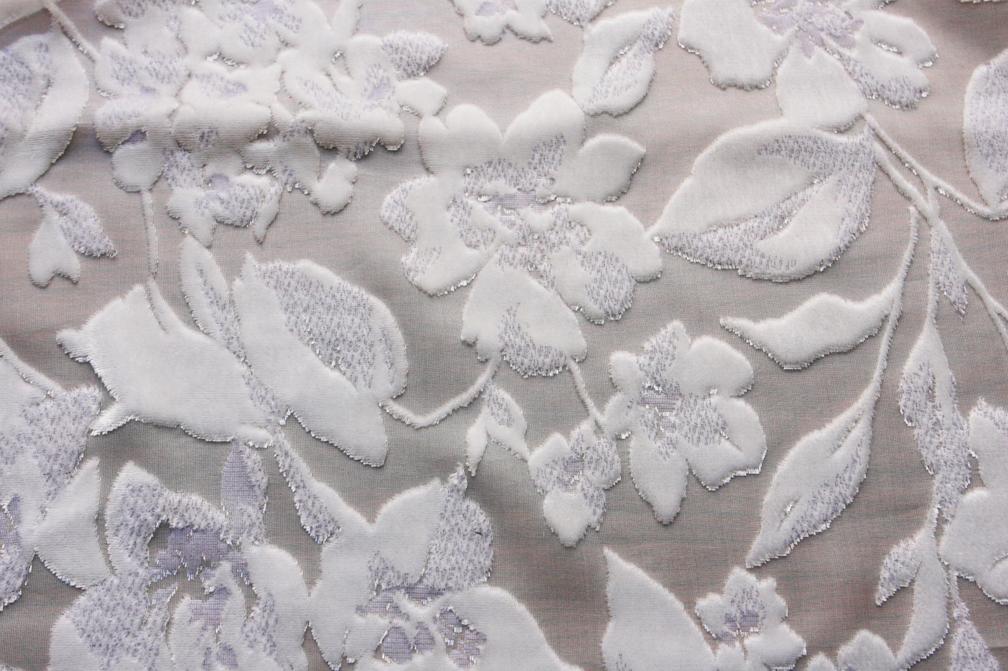 Silk Rayon Lurex BurnOut Velvet0