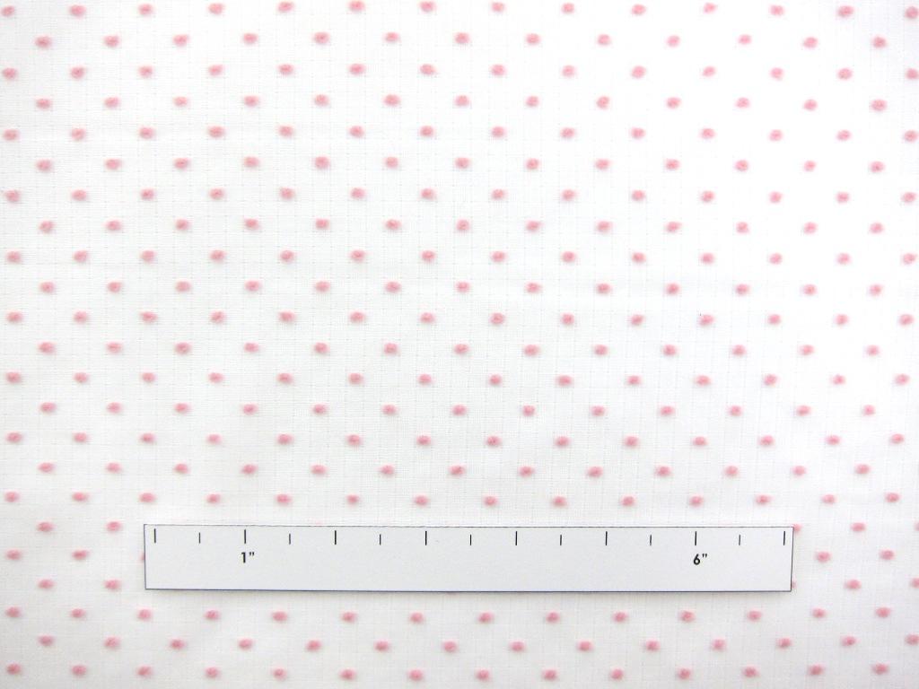 Cotton Plumetis in Pink1