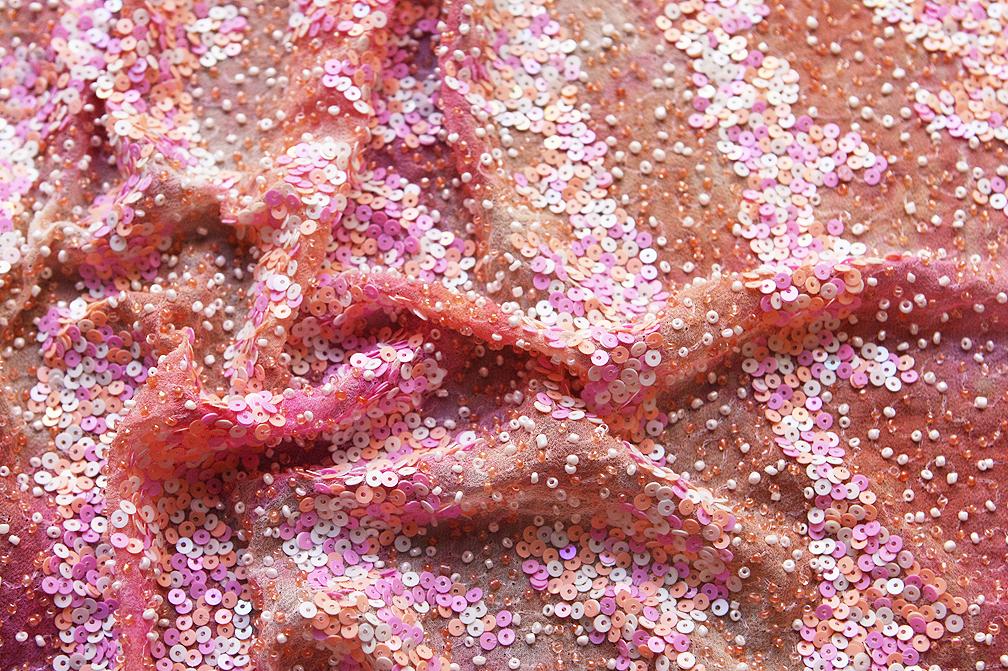 Sequins on Silk Chiffon3