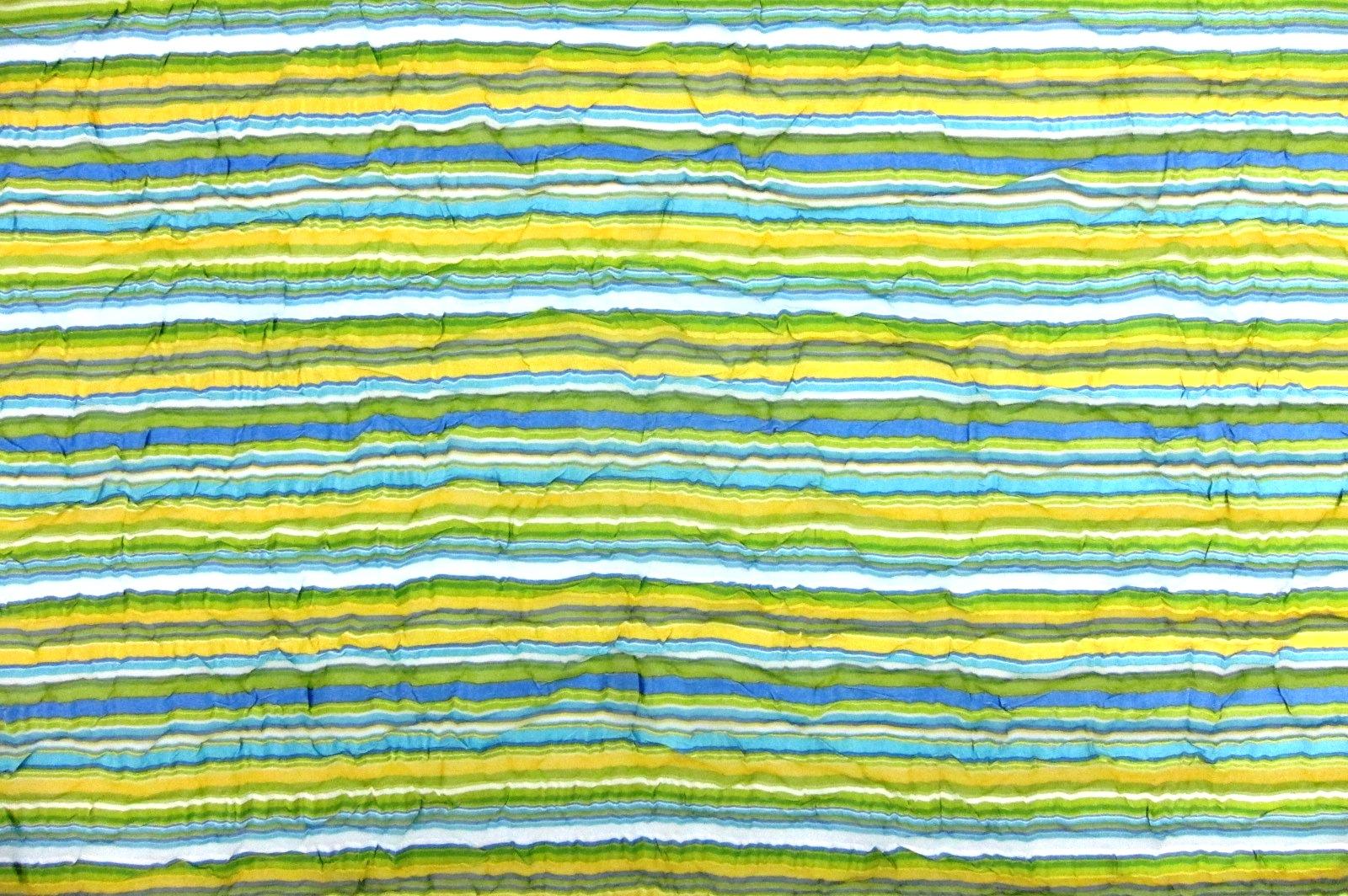 Printed Satin Stripe Chiffon0