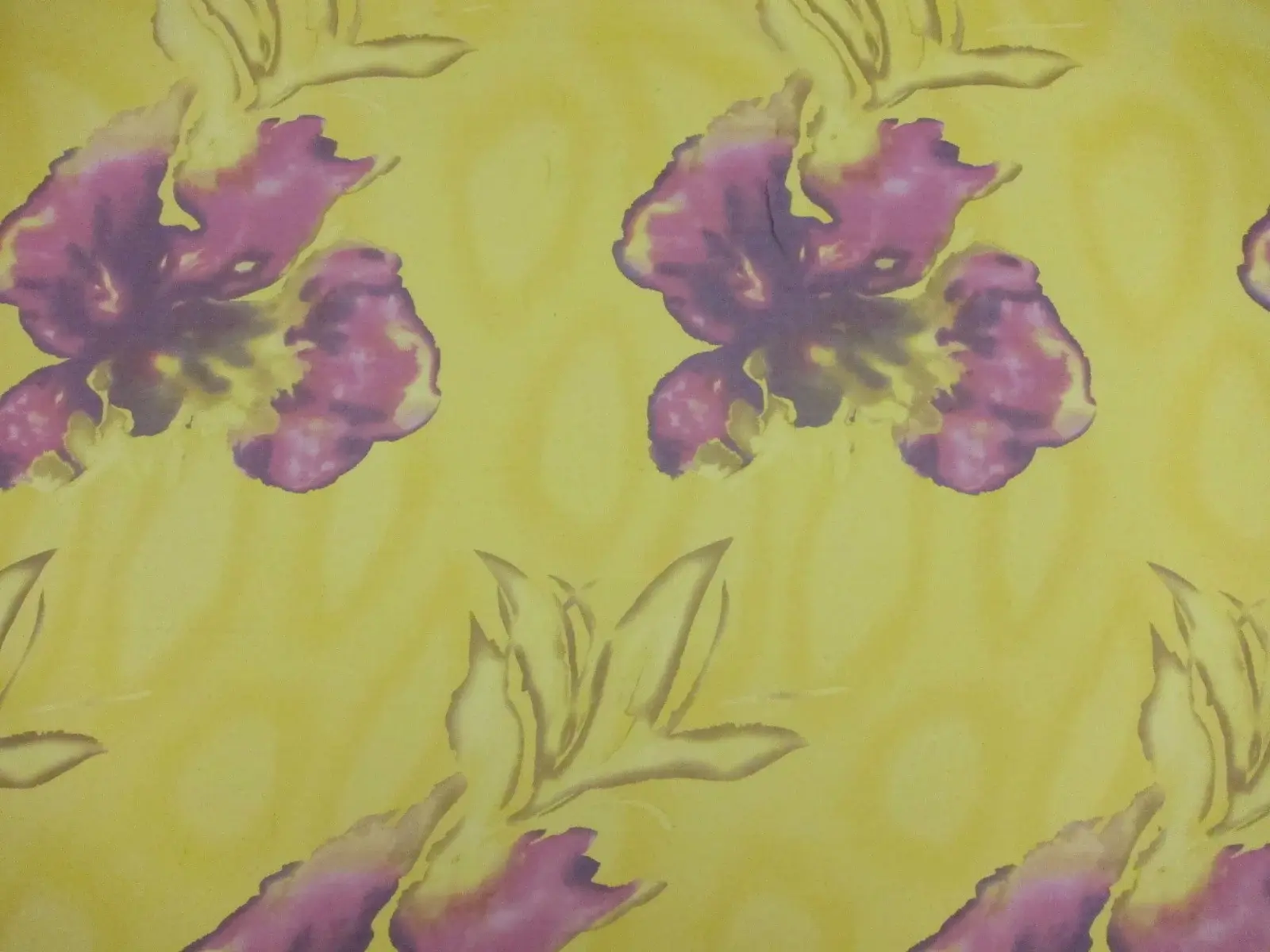 Hand Painted and Printed Silk Crinkle Chiffon1