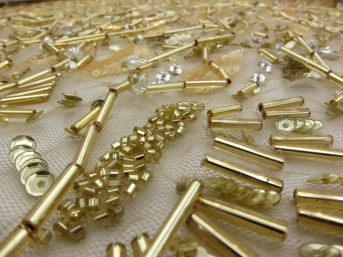 Novelty Hand Beaded Tulle2