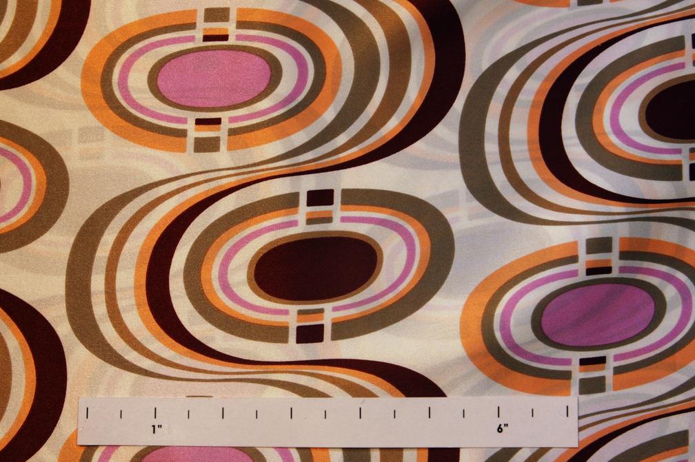 Printed Silk Charmeuse0