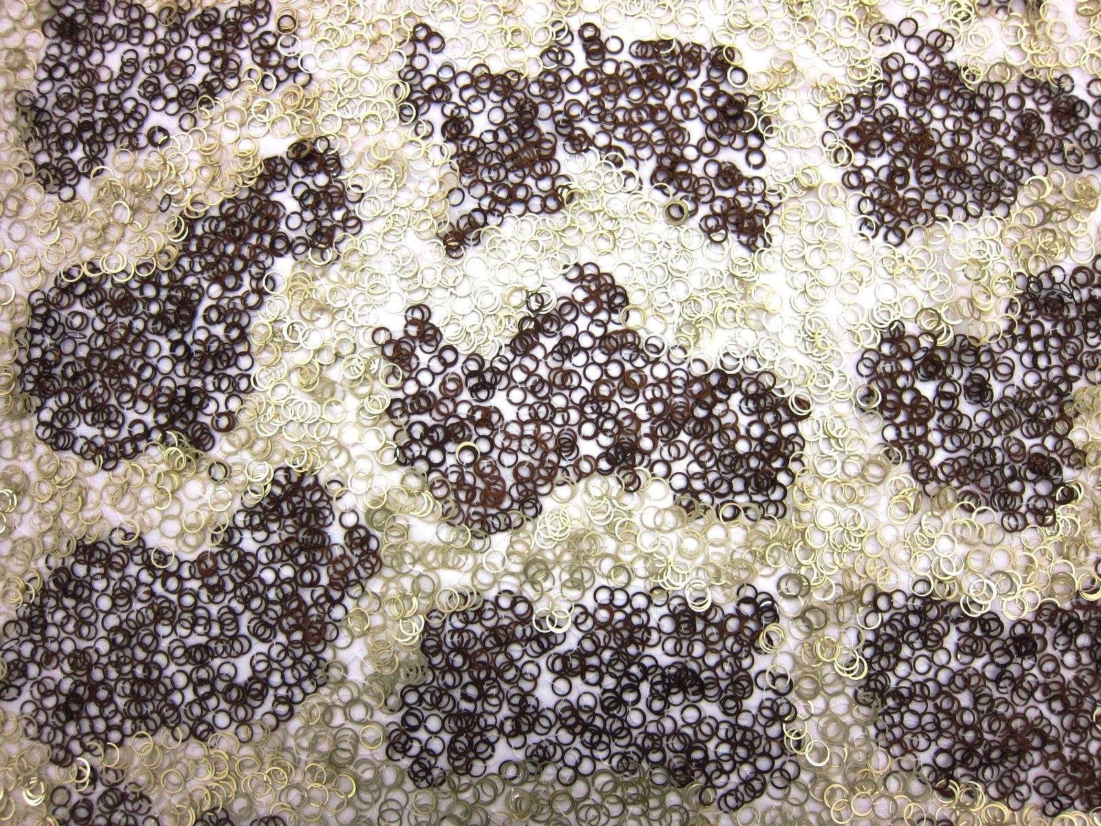 Novelty Sequins on Silk Chiffon0