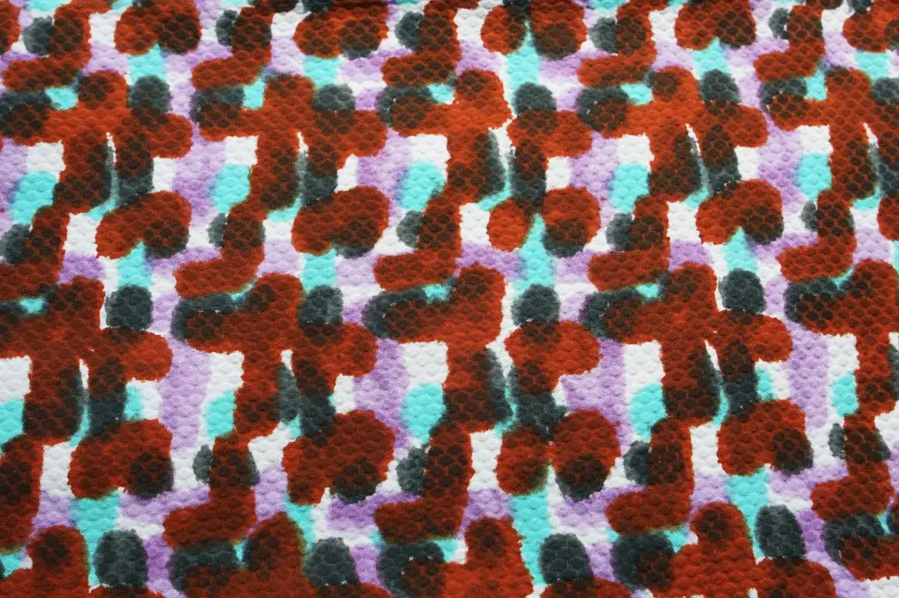 Cotton Pique Print0