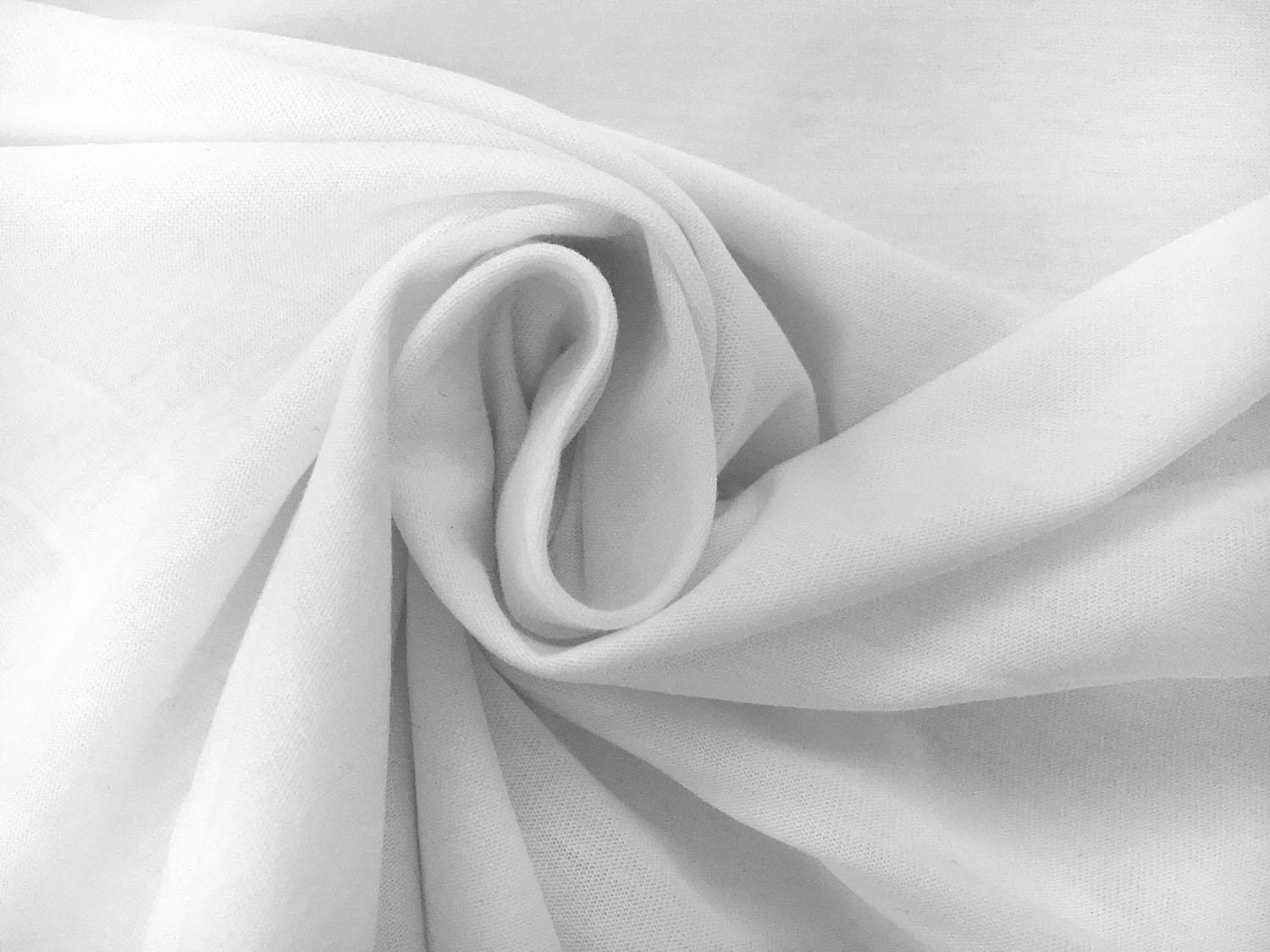 Cotton Jersey in White1