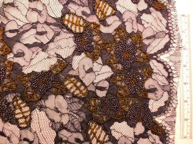 Beaded Chantilly Lace0