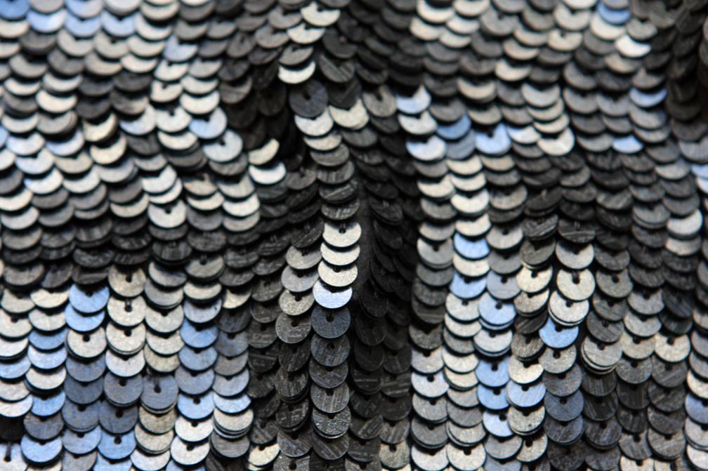 Sequins on Silk Chiffon3