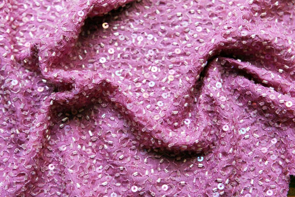 Sequins on Silk Chiffon3