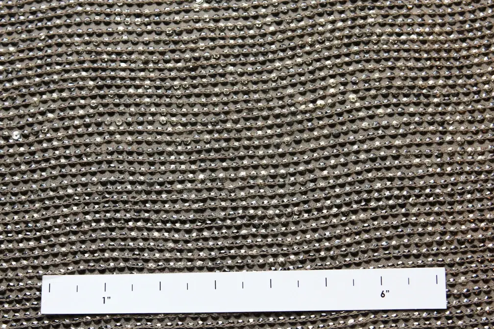 Sequins on Silk Chiffon1