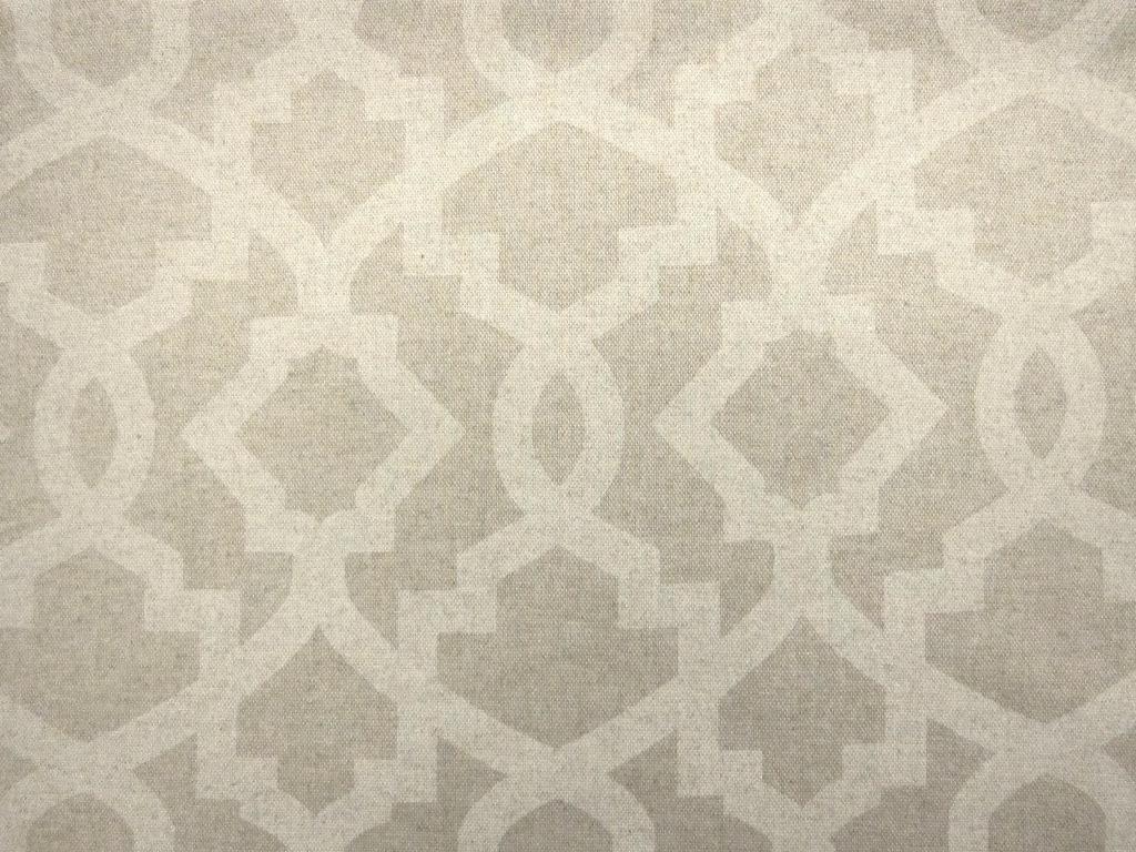 Grey Imperial Trellis Cotton Canvas Print0