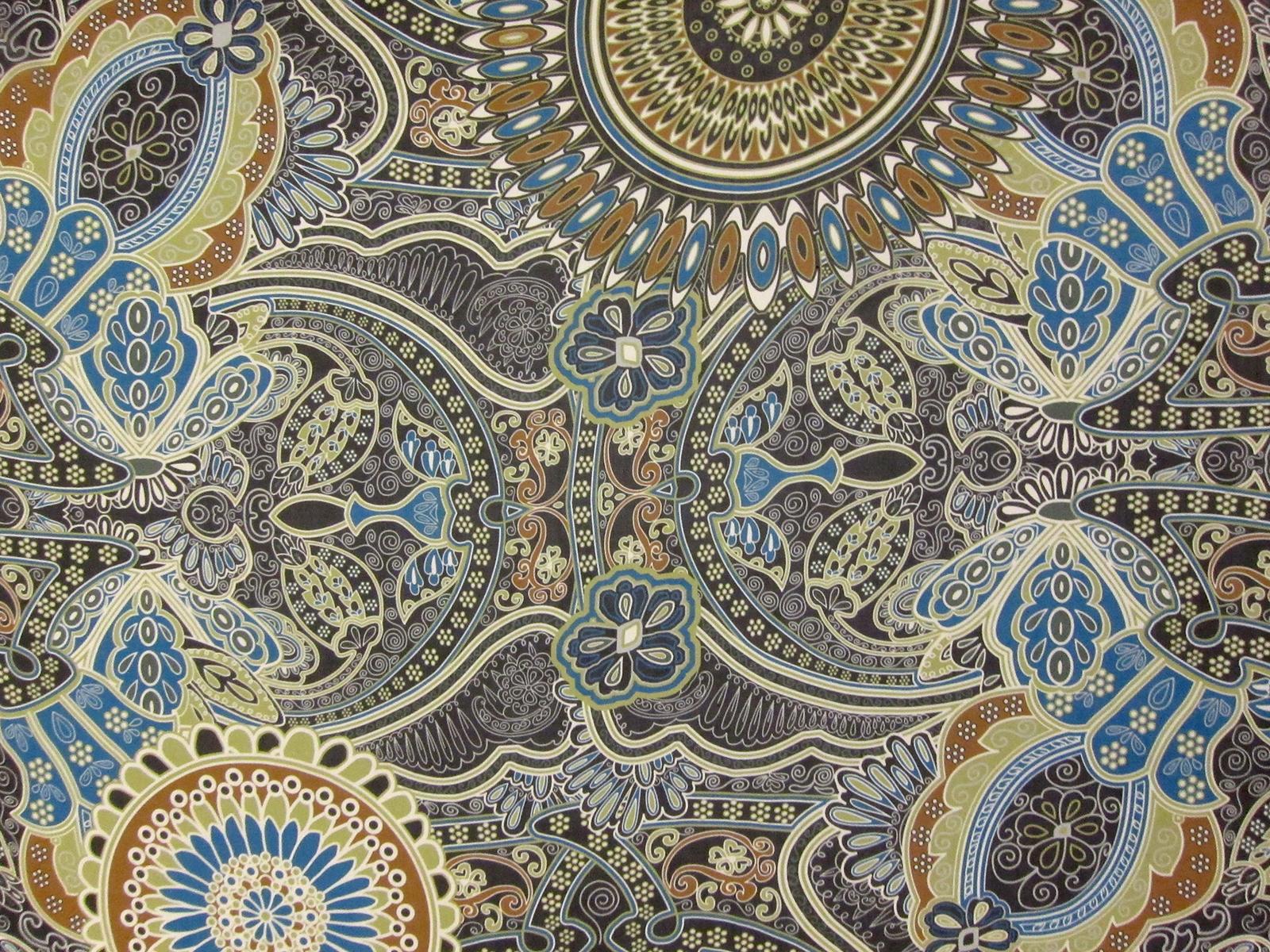 Printed Silk Chiffon Multicolored Floral On Dark Purple Background