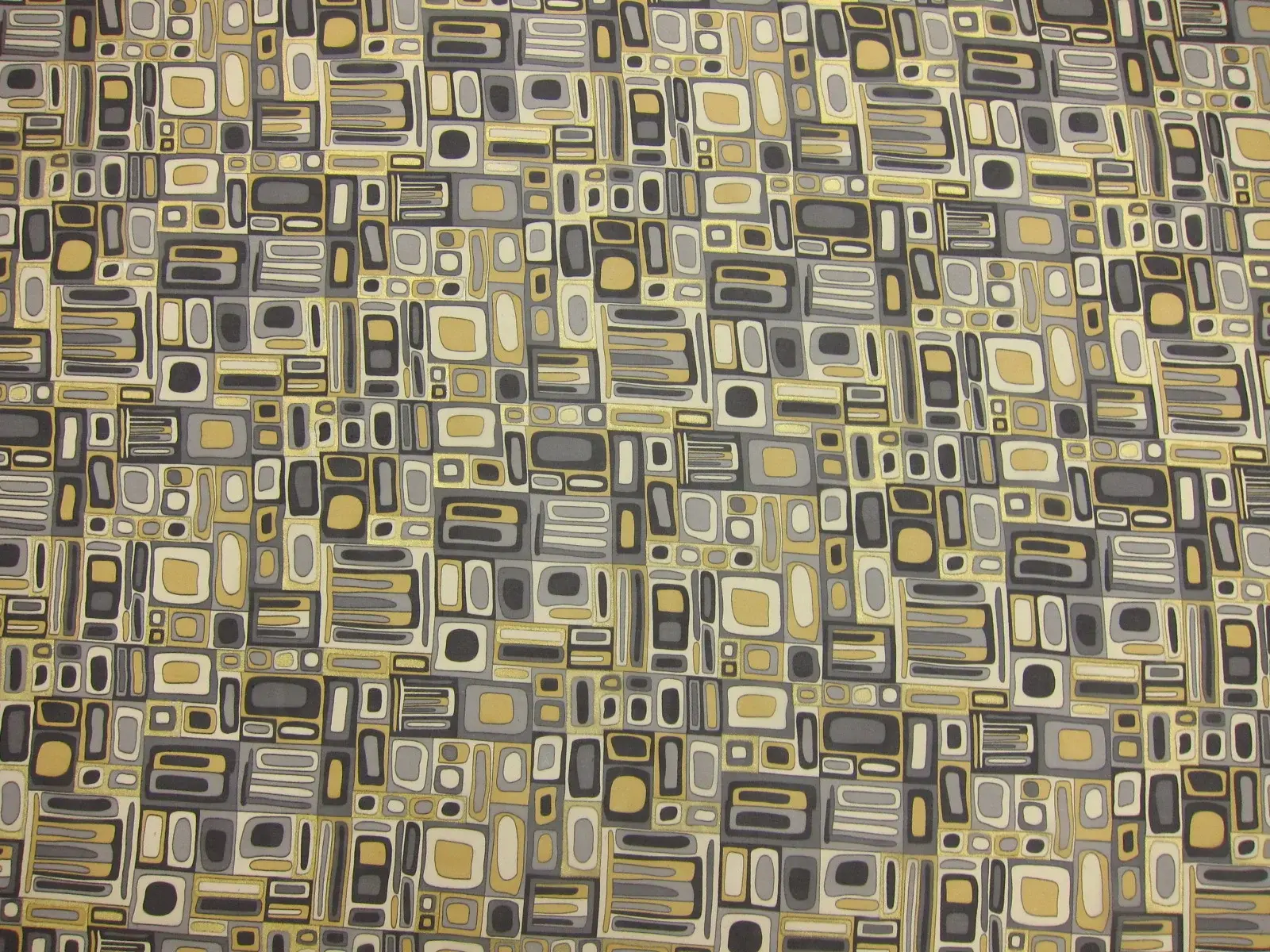 Metallic Printed Silk Chiffon0