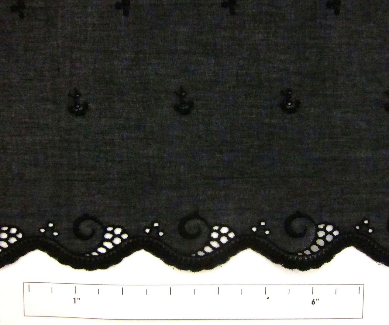 Embroidered Cotton Voile Eyelet1