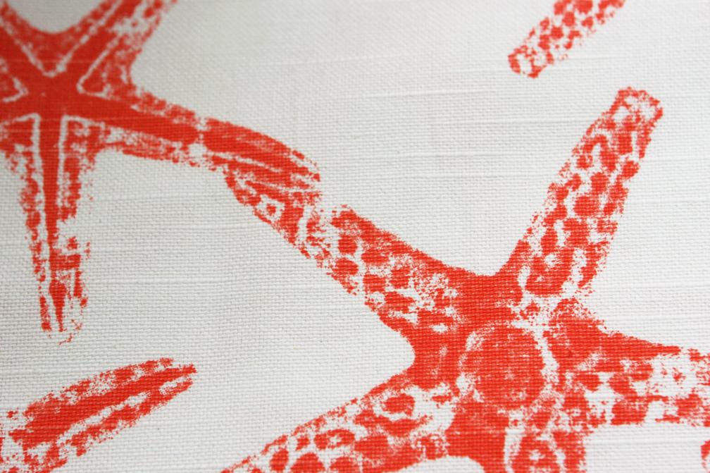 Cotton Canvas Starfish Print2