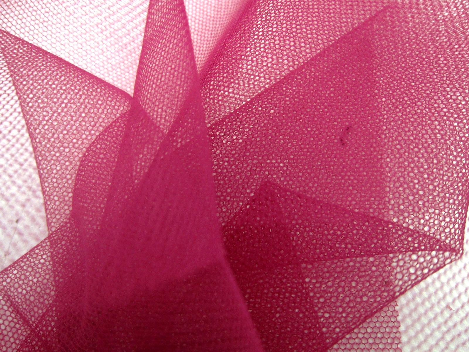 Italian Nylon Tulle in Fuxia