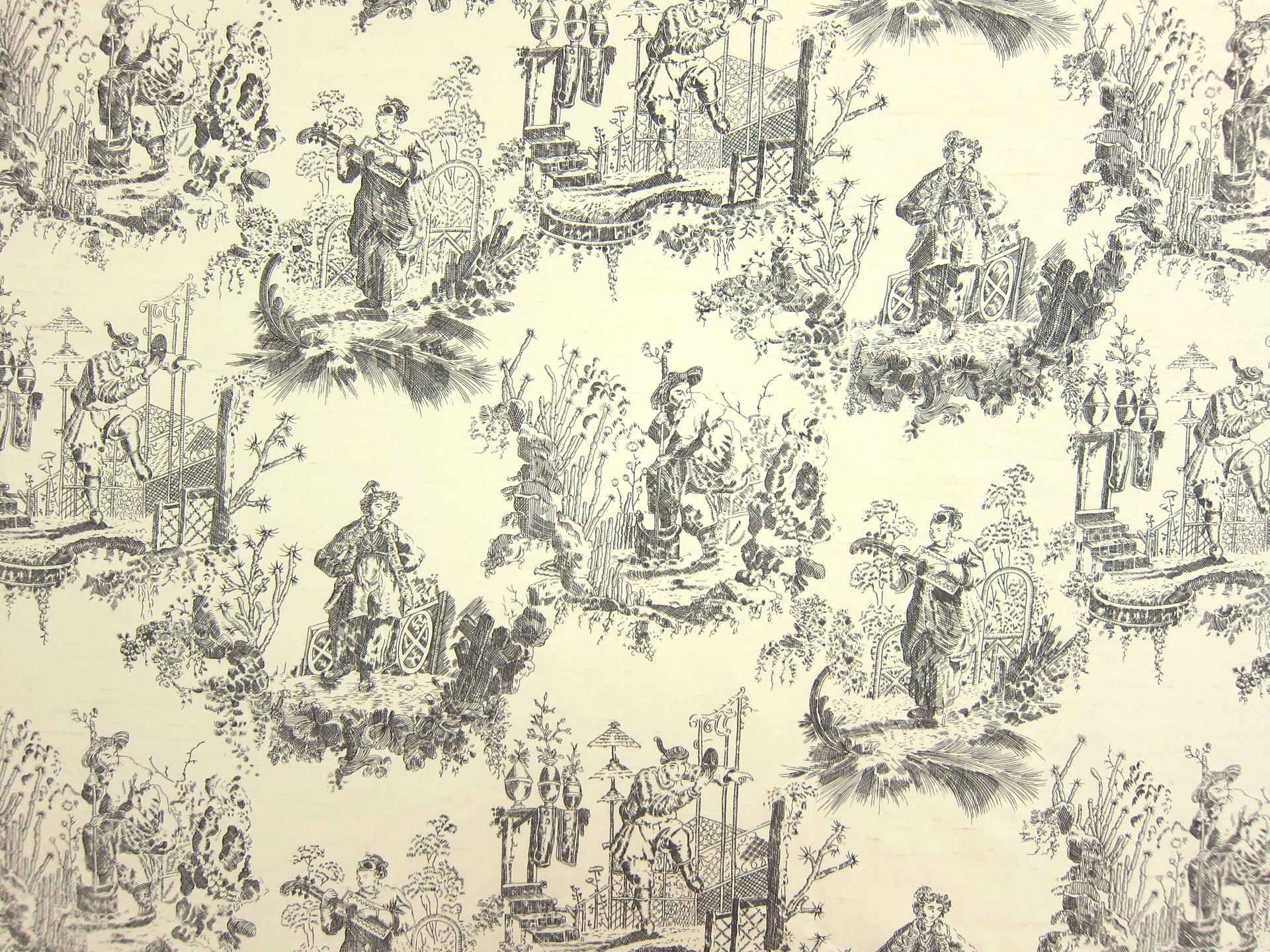 100% Silk Printed Shantung0