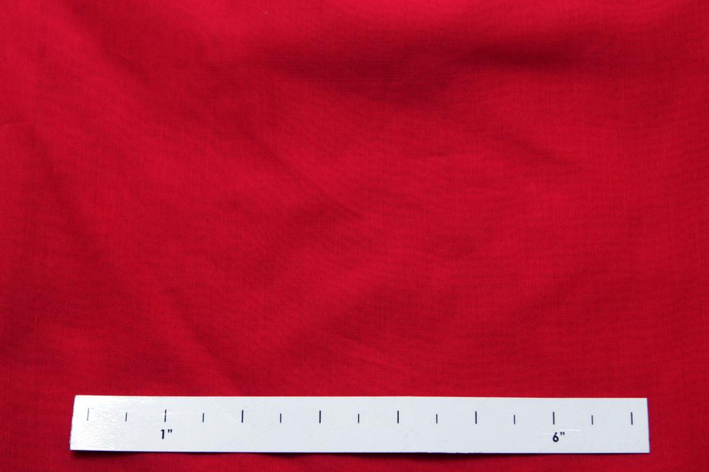 Silk Cotton Chiffon in Red1