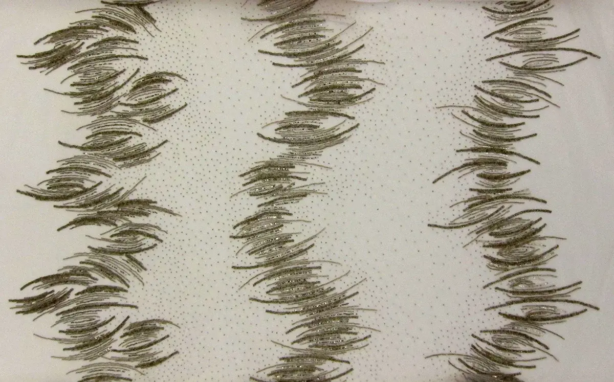 Crystal Beaded Tulle0