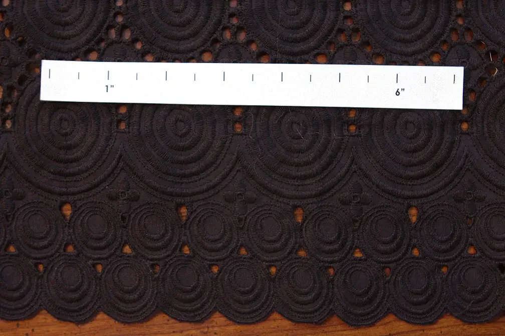 Cotton Eyelet in Black1