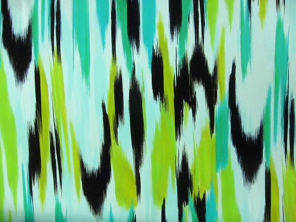Printed Silk Charmeuse0
