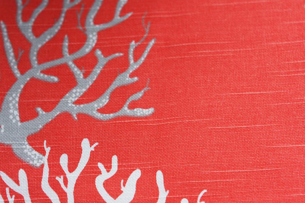 Cotton Canvas Corals Print2
