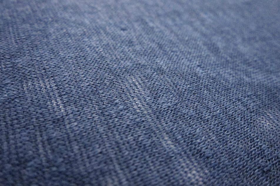 Linen Knit in Indigo0