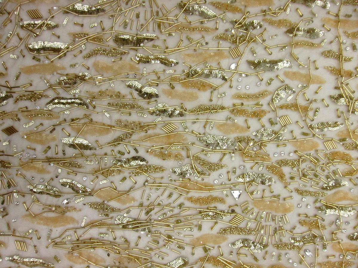 Novelty Hand Beaded Tulle0