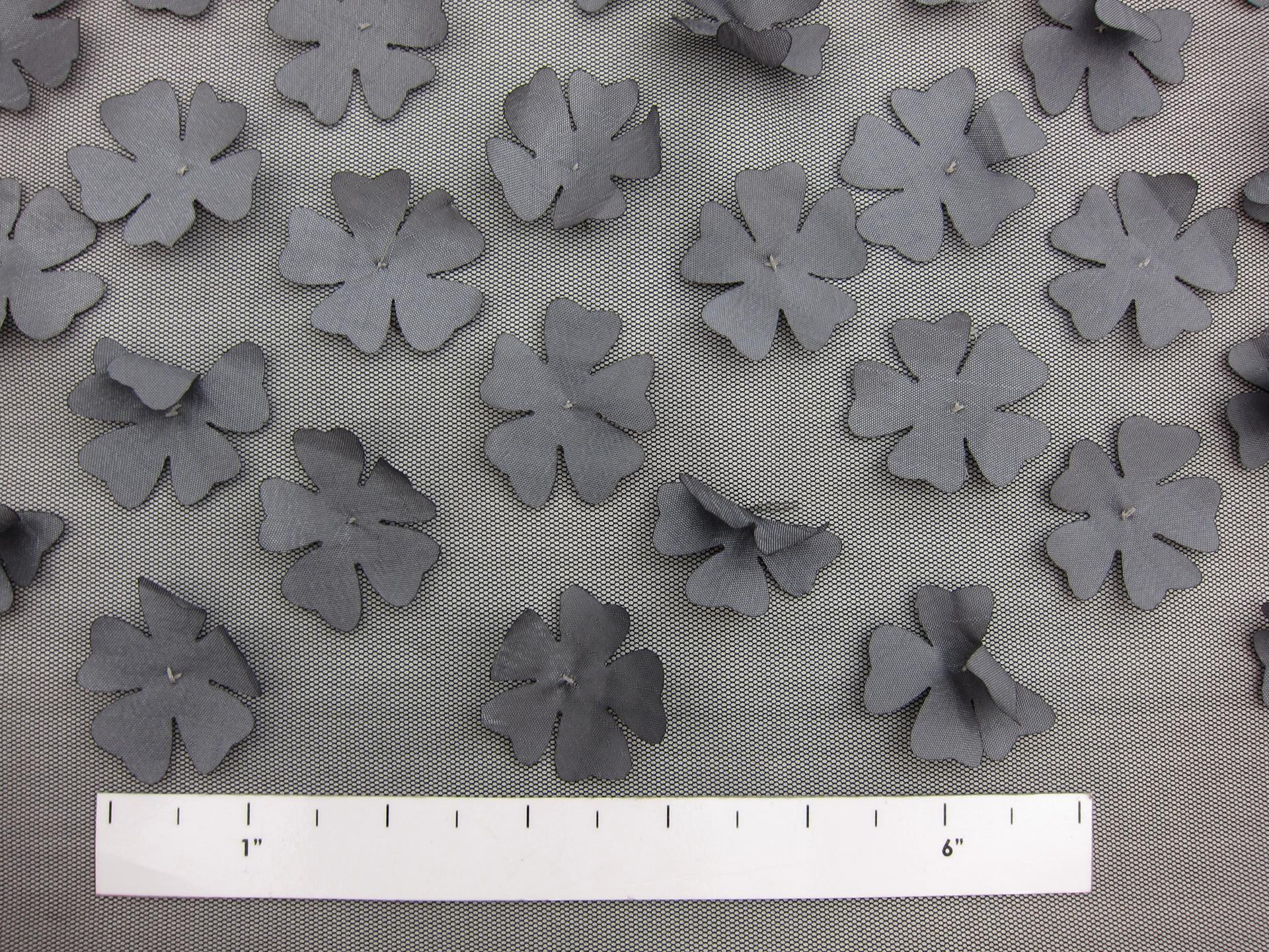 Flowers Appliqué on Tulle1