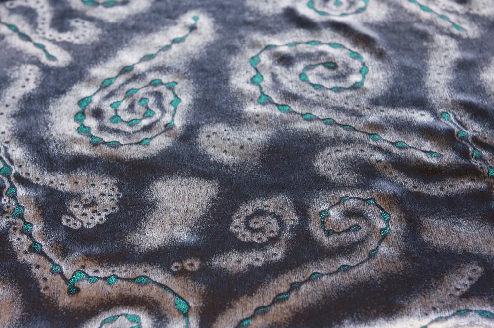 Sparkle Painted Panné Velvet2