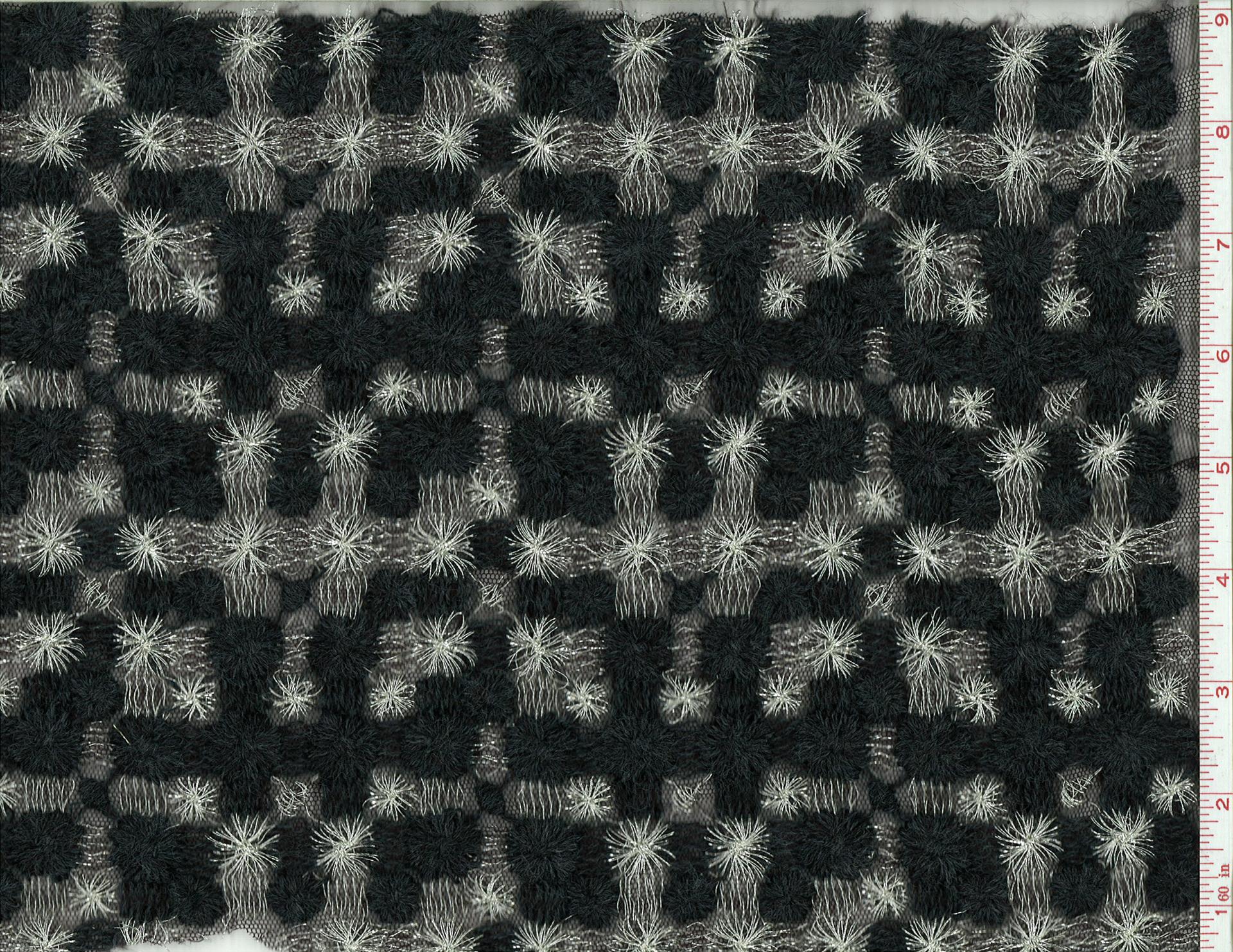 EMBROIDERY ON TULLE -A-