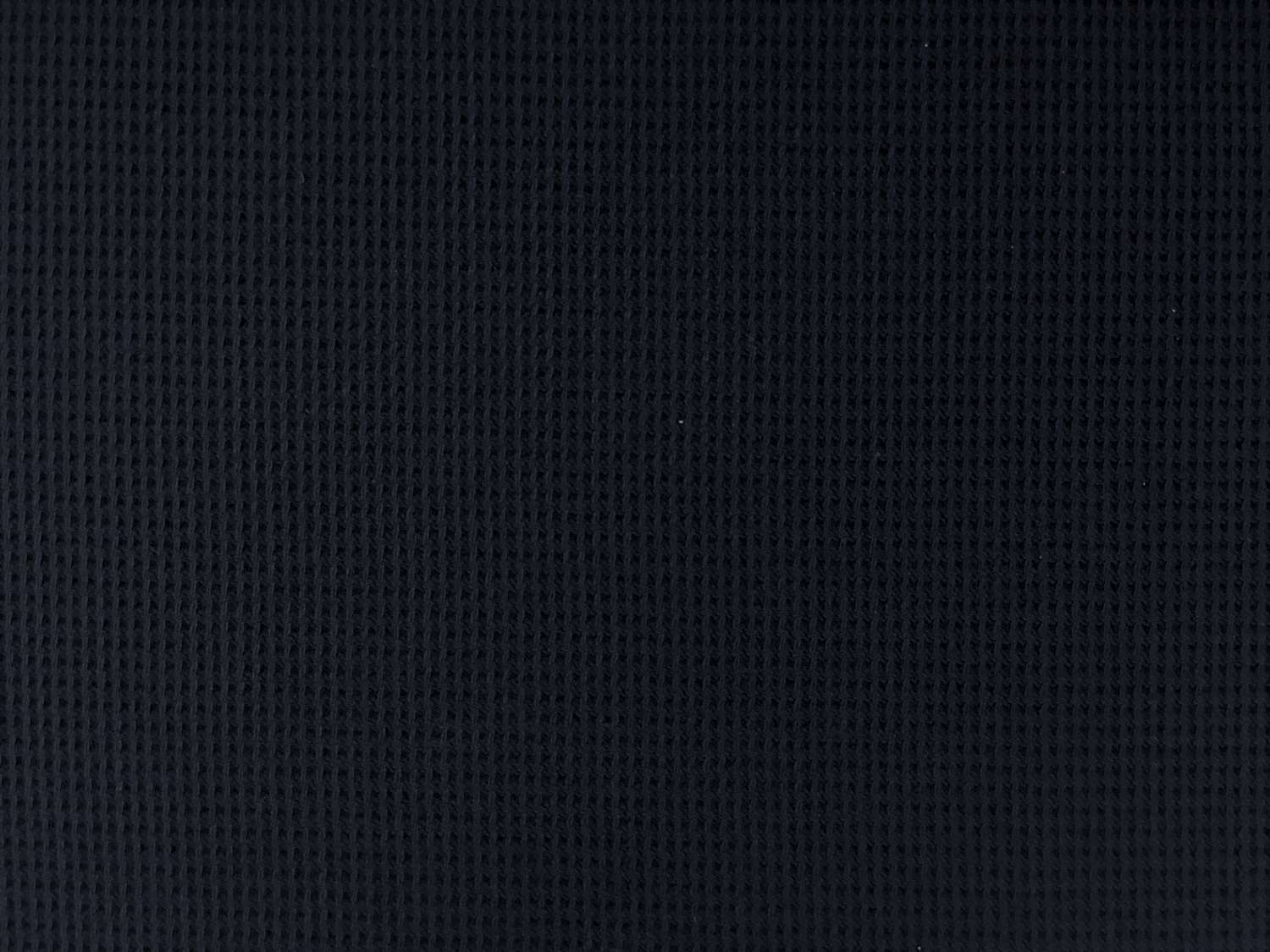 Italian Wool Lycra Waffle Pique in Navy