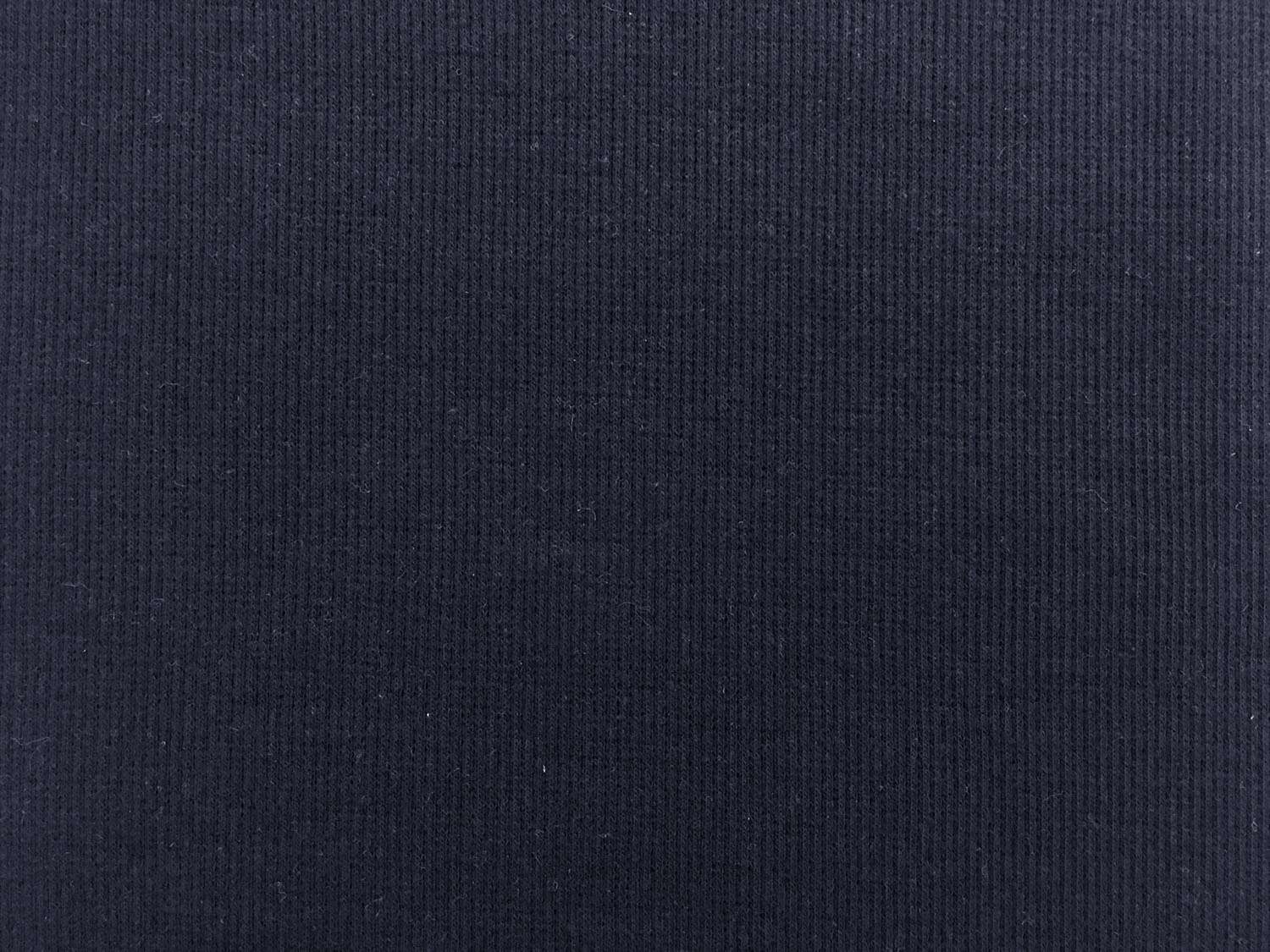 Japanese Cotton Rib Knit in Navy0