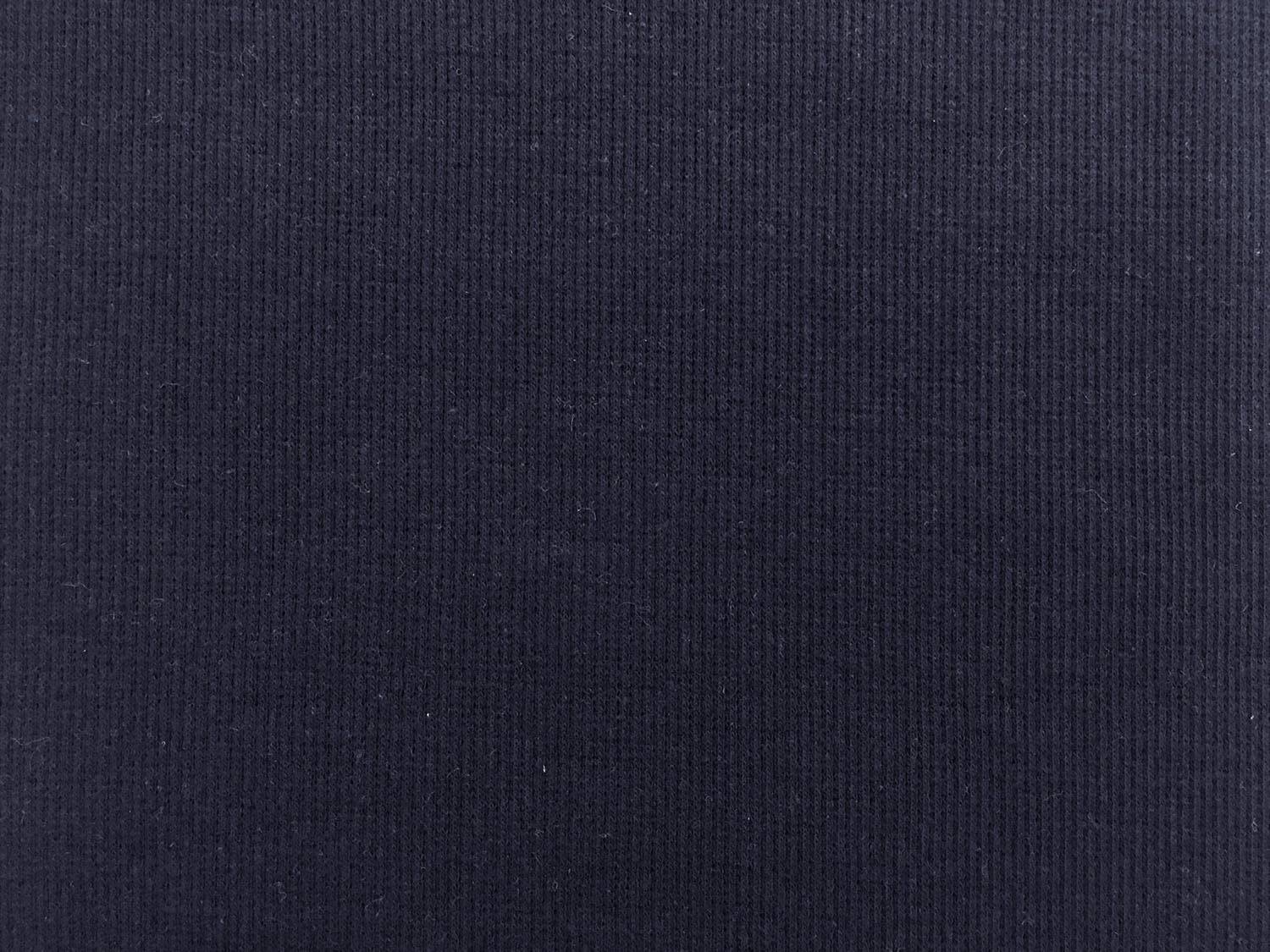 Japanese Cotton Rib Knit in Navy0