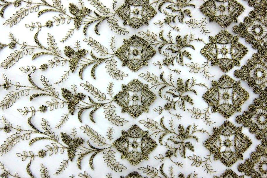 Metallic Embroidered Illusion0