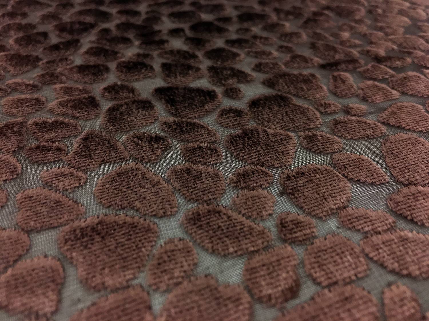 Poly Rayon Burnout Velvet With Dots2