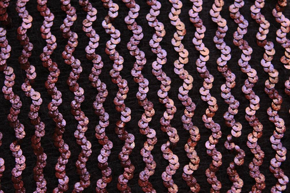 Sequins on Wool 0