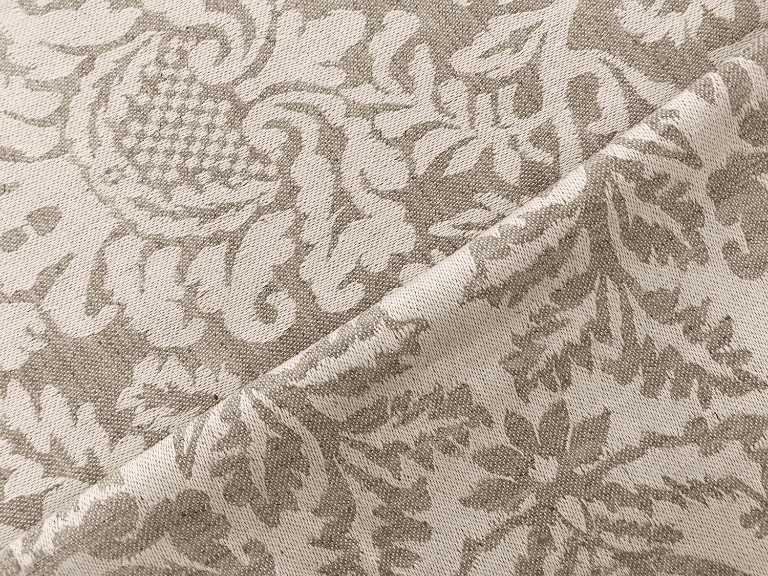Doubleface Linen Upholstery Filigree Damask0