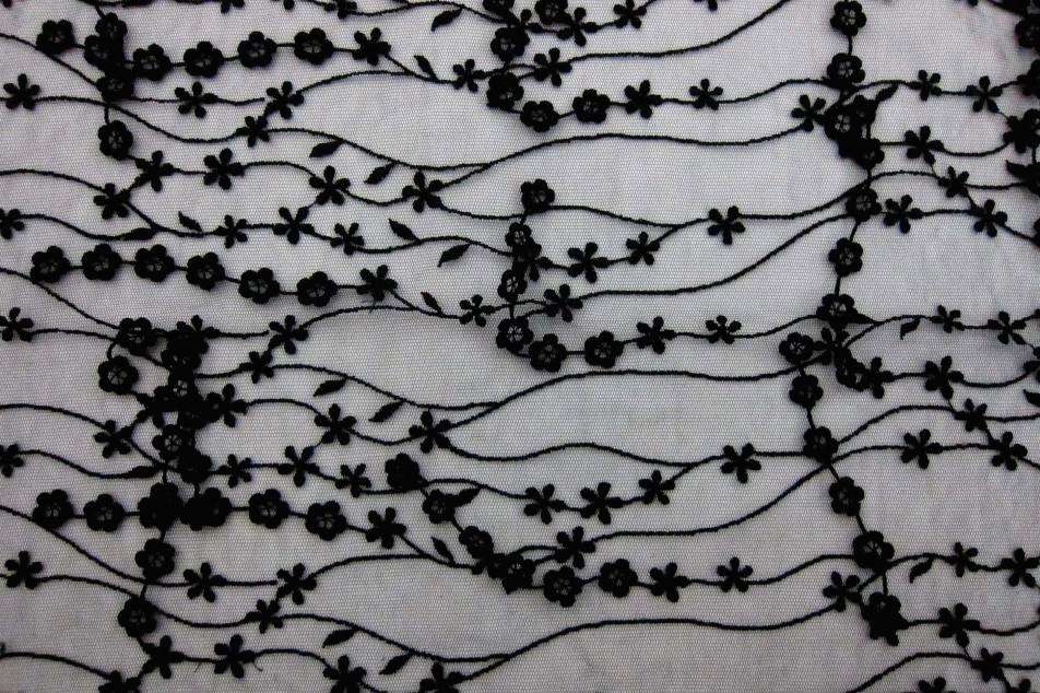 Embroidered Tulle0