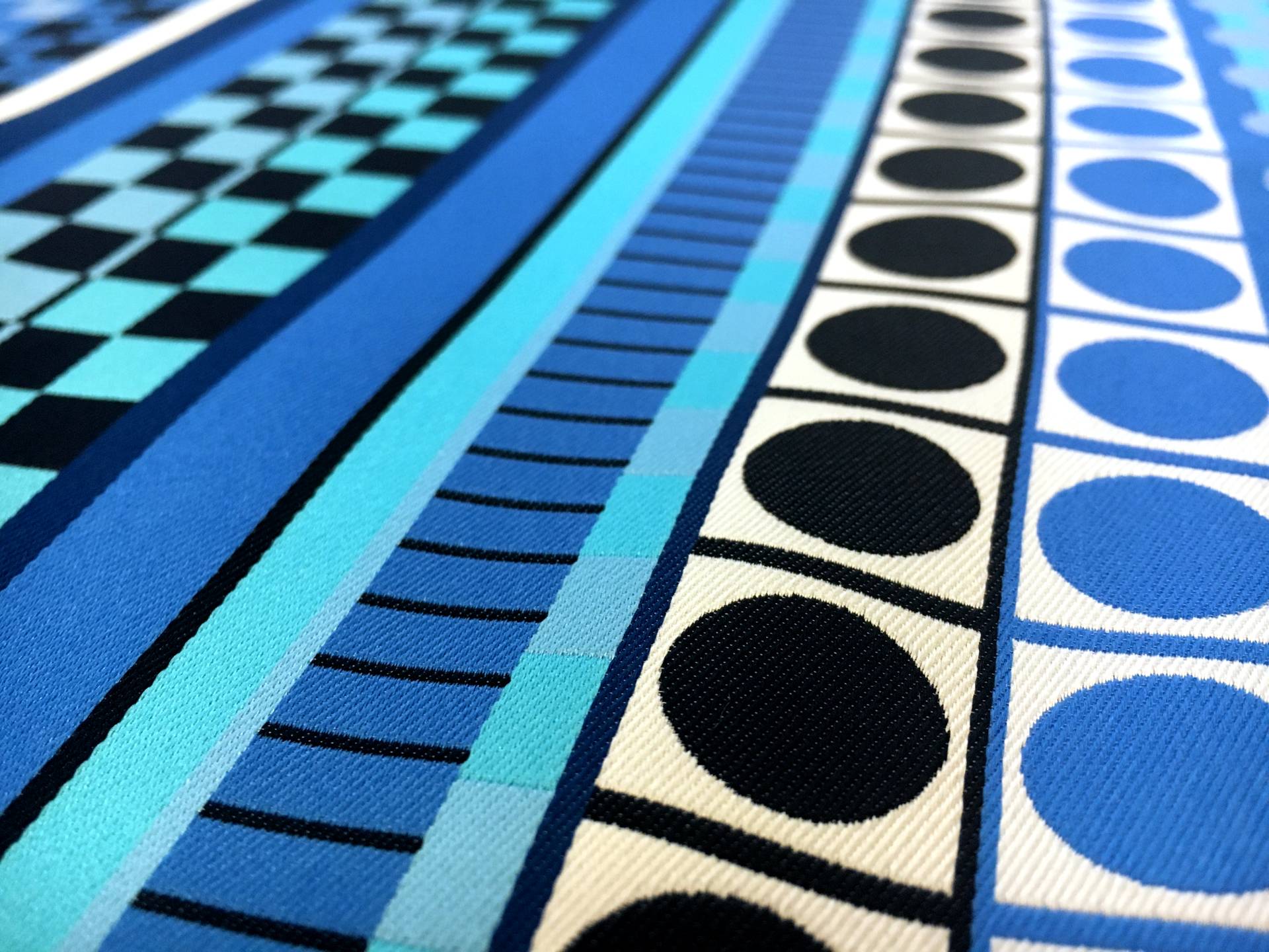 Colorful Geometric Doubleface Jacquard Twill2